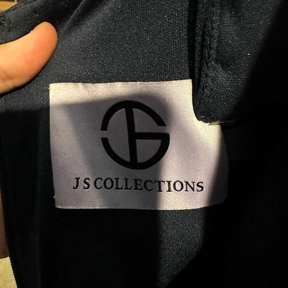JS Collections navy blue gown - Picture 6 of 6